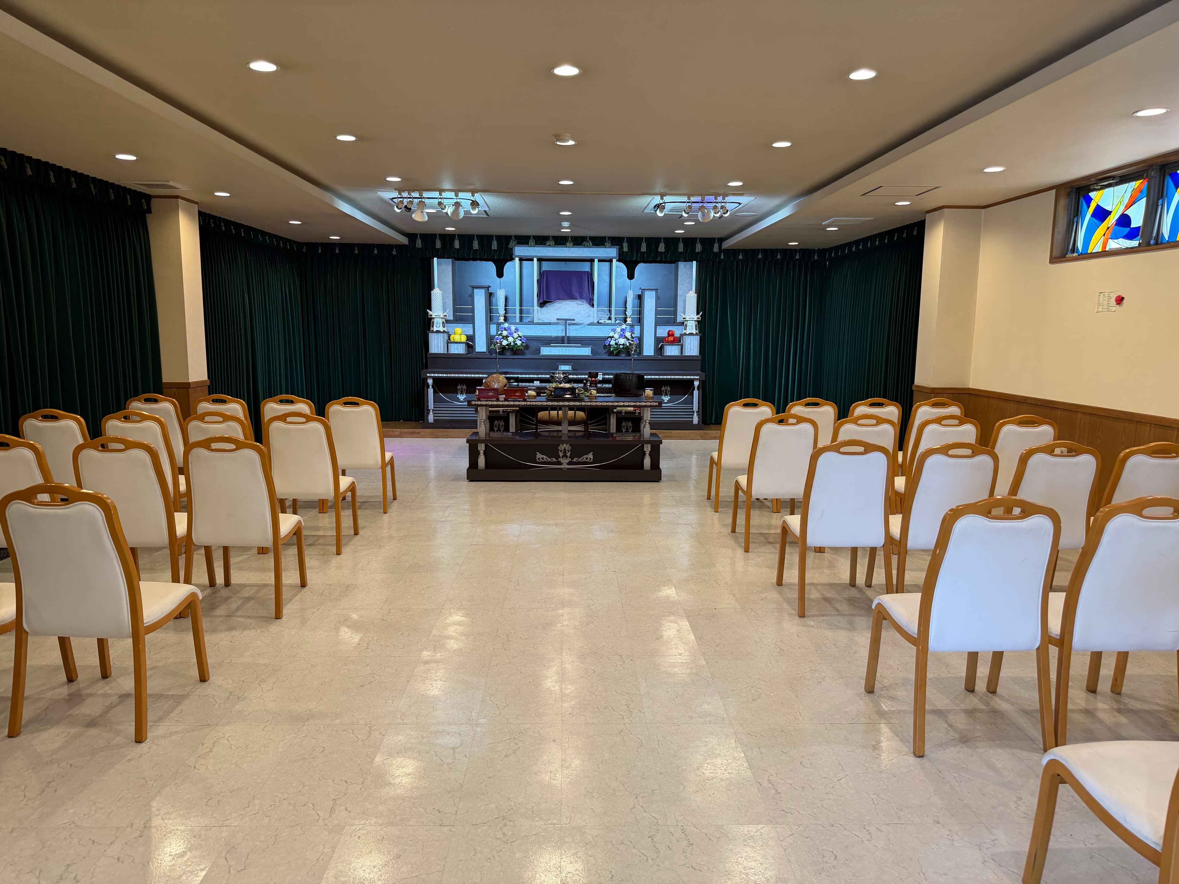 川口メモリアルホールの式場